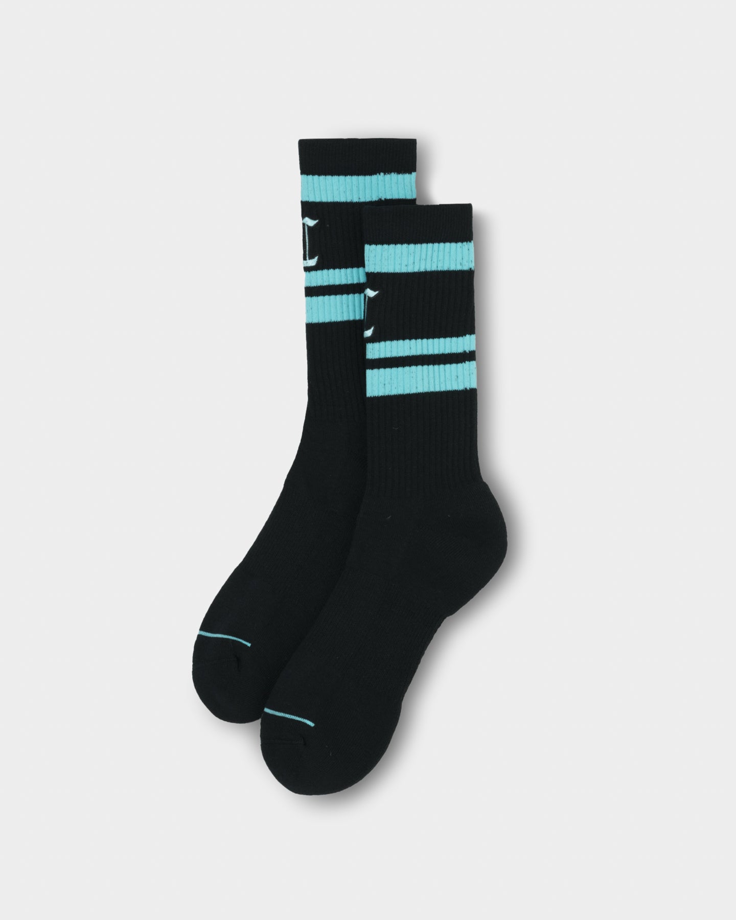 CRONOS LOGO LINE SOCKS【T.BLUE】