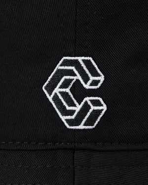 CRONOS LOOP LOGO BUCKET HAT【BLACK】