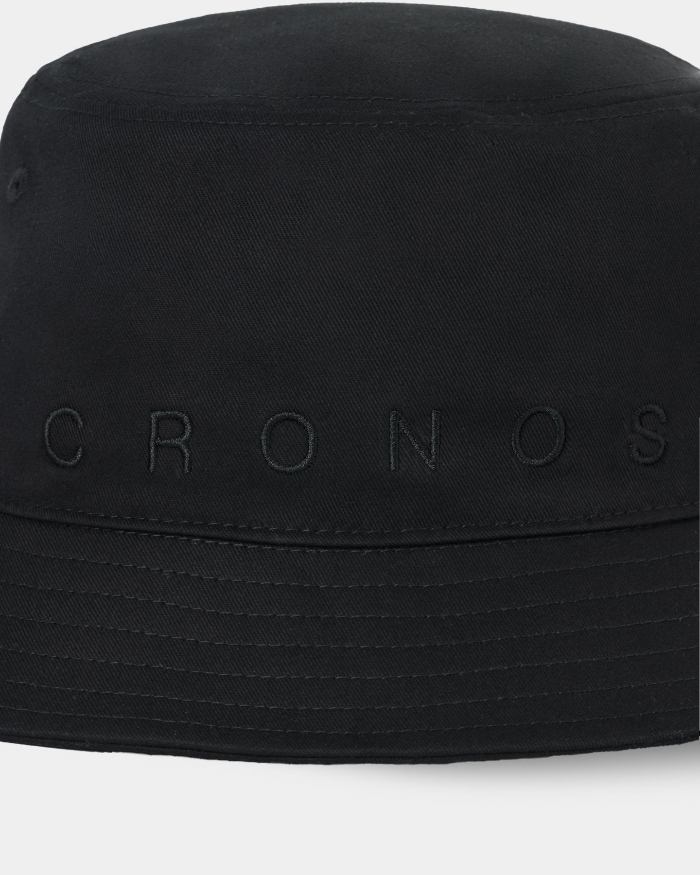 CRONOS LOOP LOGO BUCKET HAT【BLACK】