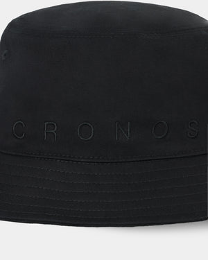 CRONOS LOOP LOGO BUCKET HAT【BLACK】