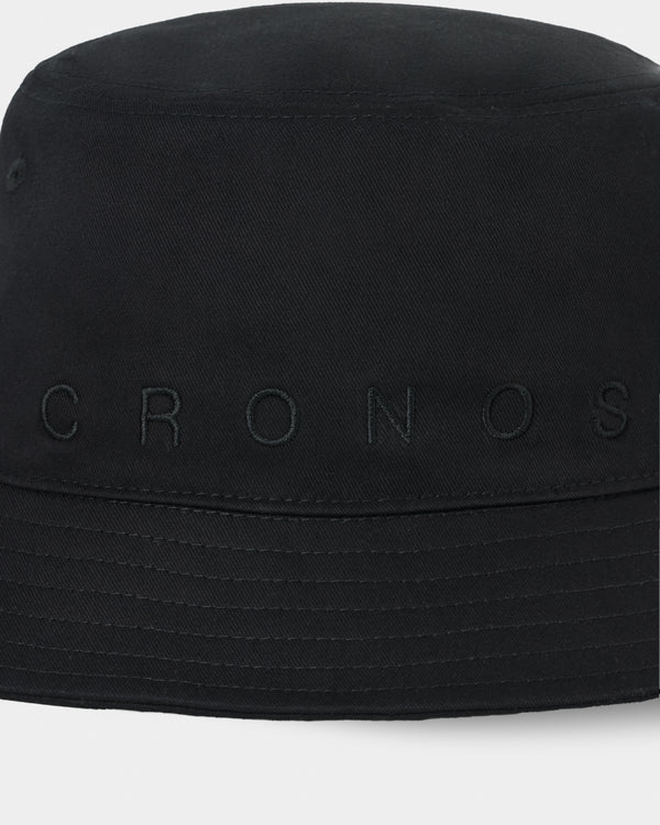 CRONOS LOOP LOGO BUCKET HAT【BLACK】