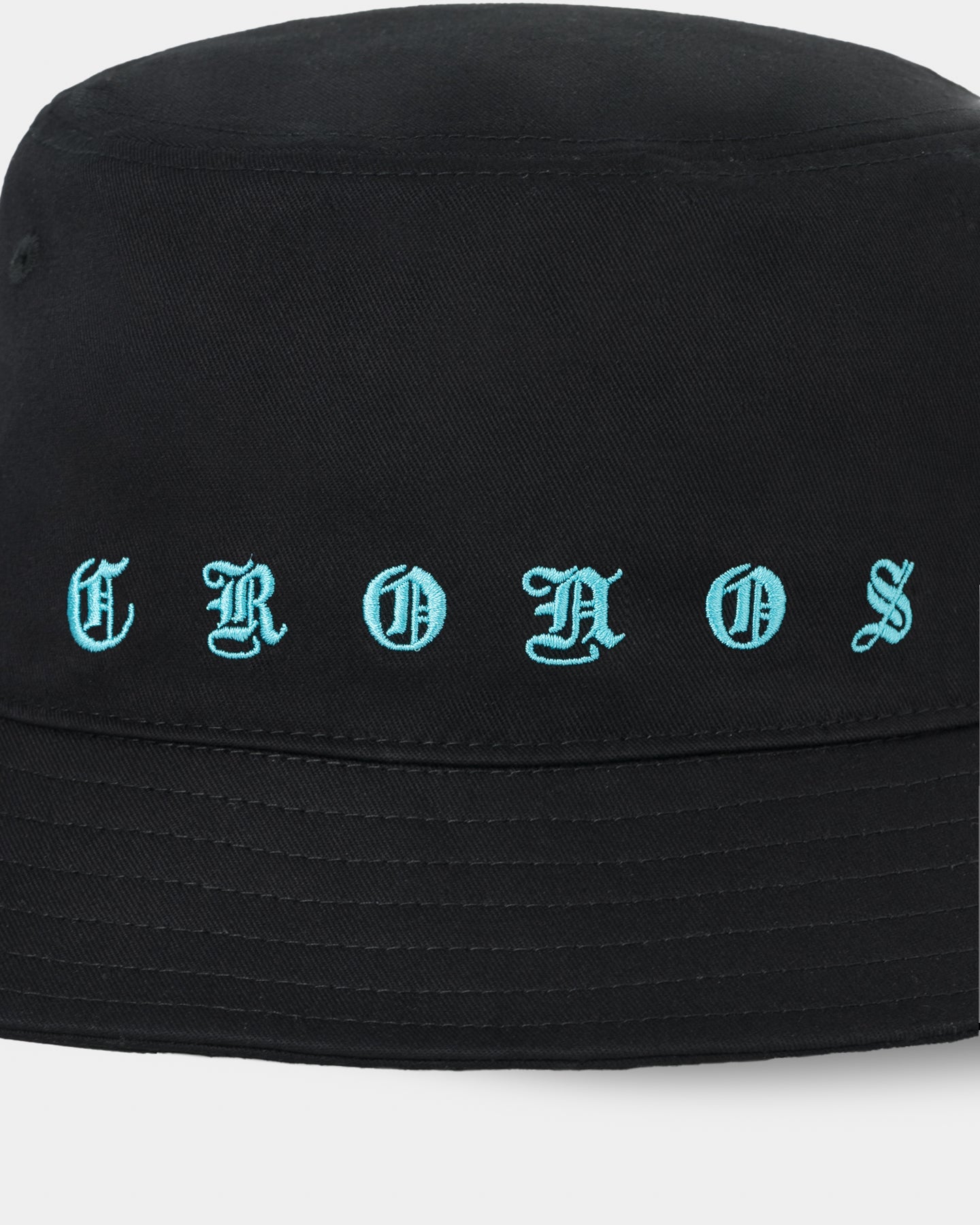 CRONOS LOOP LOGO BUCKET HAT【BLACK×T.BLUE】