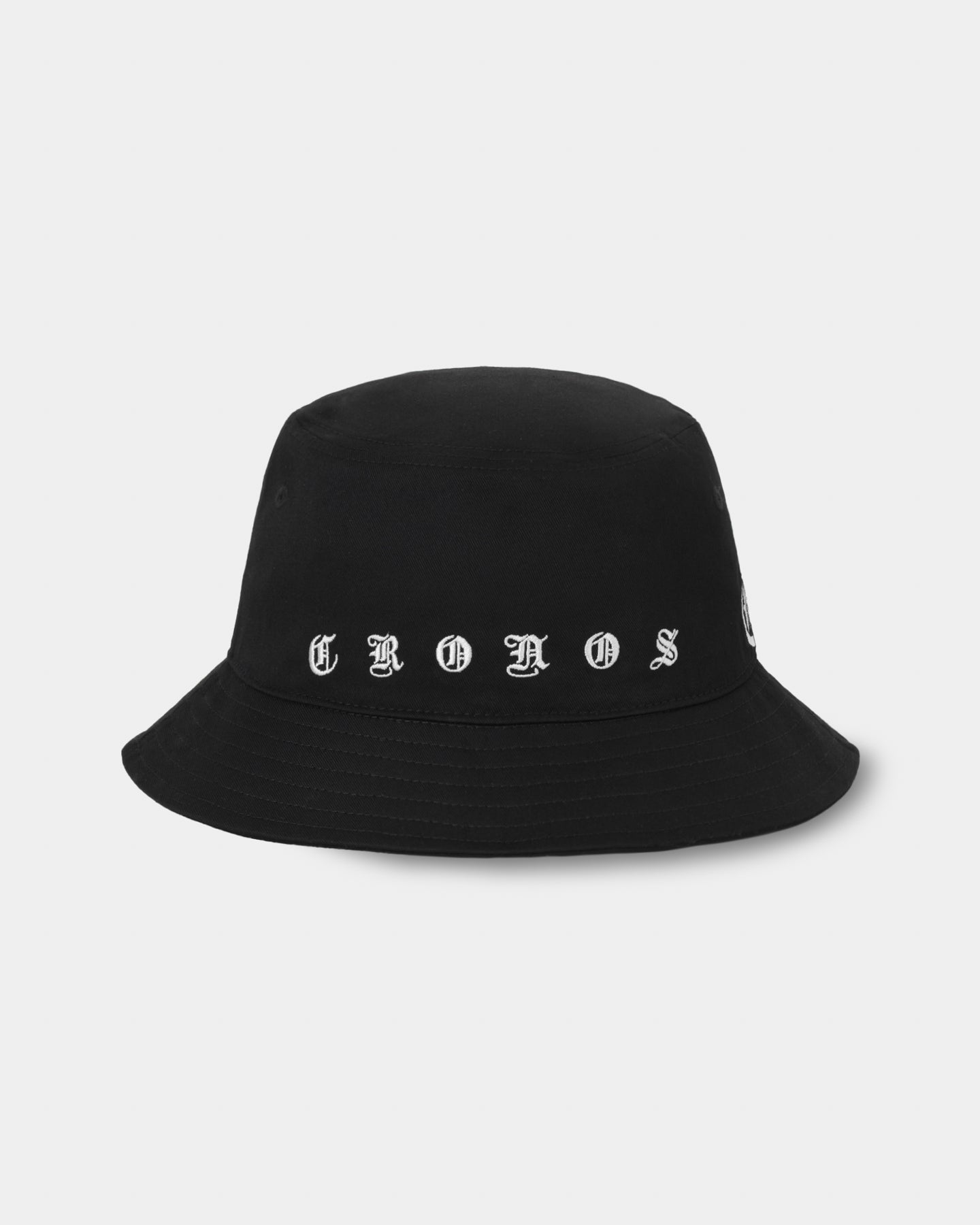 CRONOS LOOP LOGO BUCKET HAT【BLACK×WHITE】