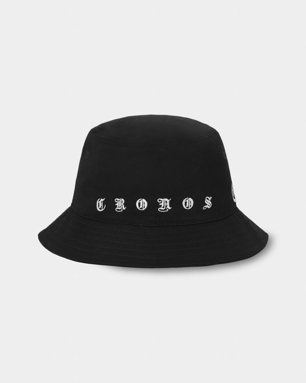 CRONOS LOOP LOGO BUCKET HAT【BLACK×WHITE】