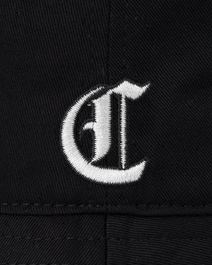 CRONOS LOOP LOGO BUCKET HAT【BLACK×WHITE】