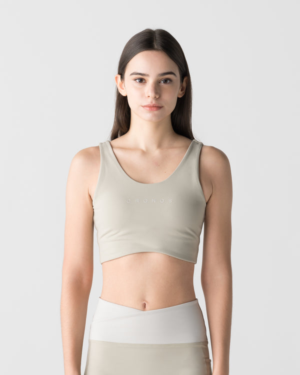 CRONOS WOMEN ESSENTIAL BRA TOP【BEIGE】