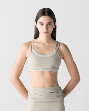 CRONOS WOMEN FORM BRA TOP【BEIGE】