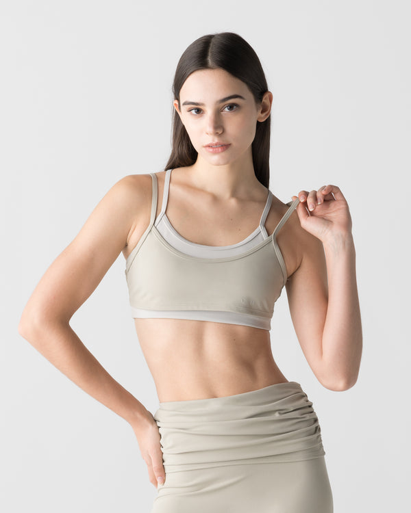 CRONOS WOMEN FORM BRA TOP【BEIGE】