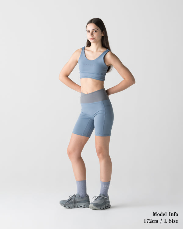 CRONOS WOMEN ESSENTIAL BRA TOP【BLUE】