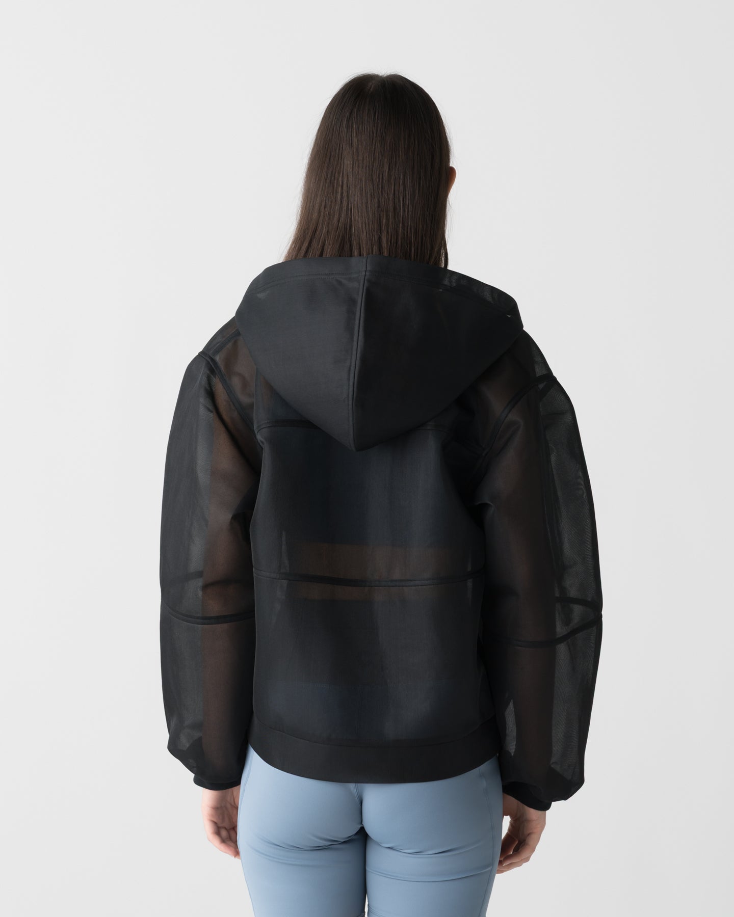 CRONOS WOMEN LIGHTWEIGHT ZIP HOODIE【BLACK】