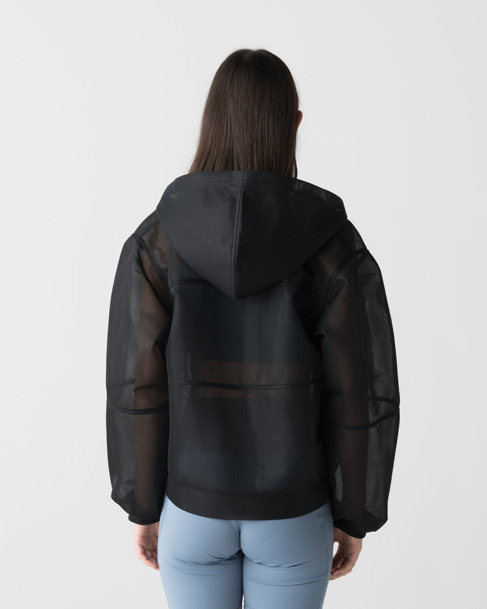 CRONOS WOMEN LIGHTWEIGHT ZIP HOODIE【BLACK】