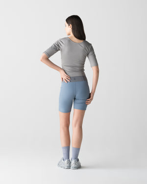 CRONOS WOMEN ACTIVE CROSS T-SHIRTS【GRAY】