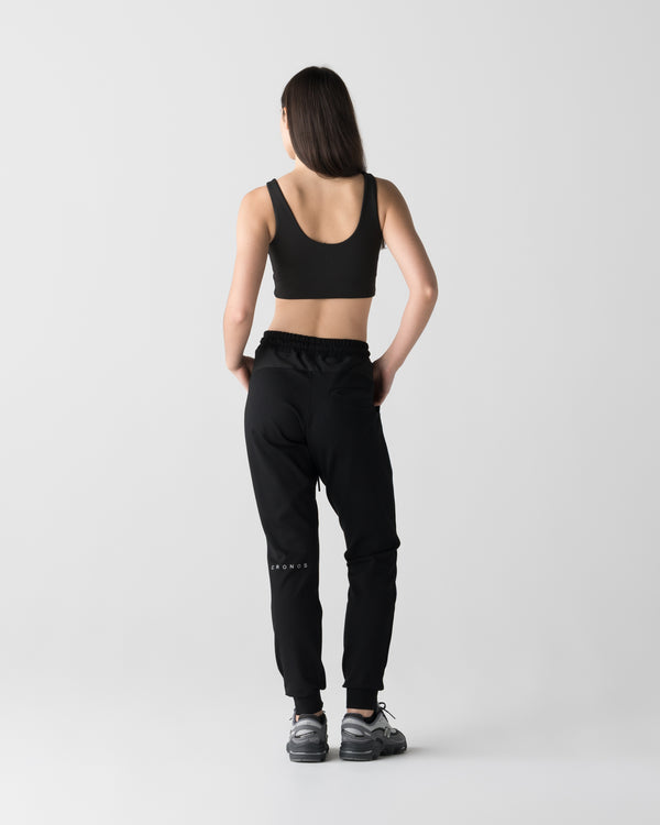 CRONOS WOMEN COOL AIR JOGGER PANTS【BLACK】
