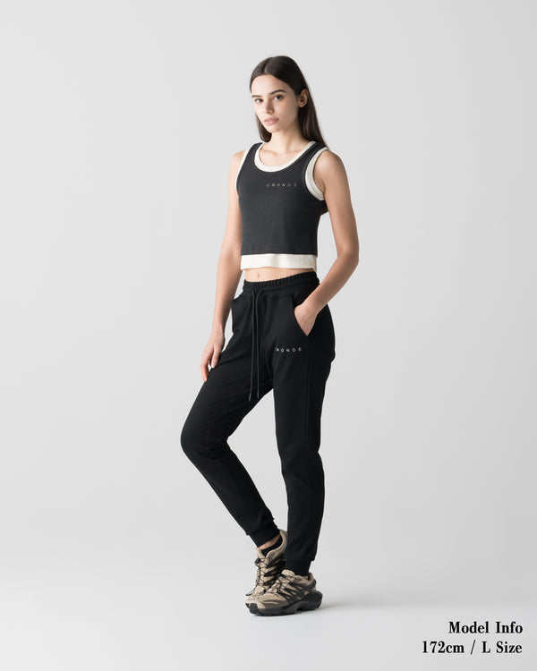 CRONOS WOMEN COOL AIR JOGGER PANTS【BLACK】