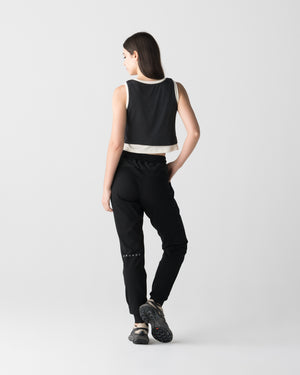 CRONOS WOMEN COOL AIR JOGGER PANTS【BLACK】