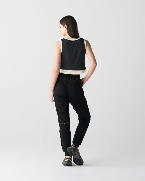CRONOS WOMEN COOL AIR JOGGER PANTS【BLACK】