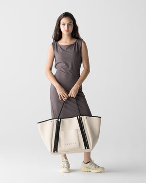 CRONOS WOMEN STUDIO TOTE BAG【BEIGE】