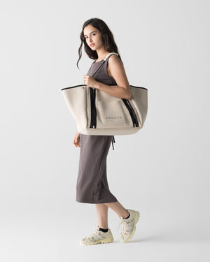 CRONOS WOMEN STUDIO TOTE BAG【BEIGE】