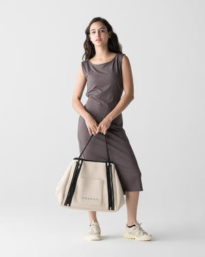 CRONOS WOMEN STUDIO TOTE BAG【BEIGE】
