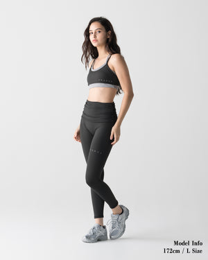 CRONOS WOMEN FORM LEGGINGS【BLACK】