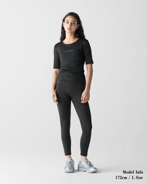 CRONOS WOMEN FORM LEGGINGS【BLACK】