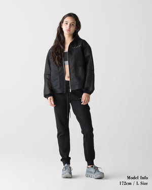 CRONOS WOMEN COOL AIR JOGGER PANTS【BLACK】