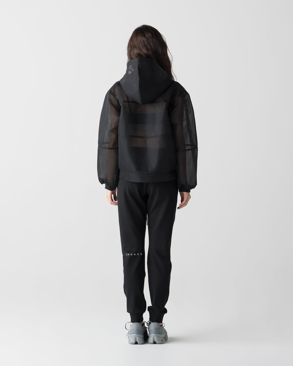 CRONOS WOMEN COOL AIR JOGGER PANTS【BLACK】