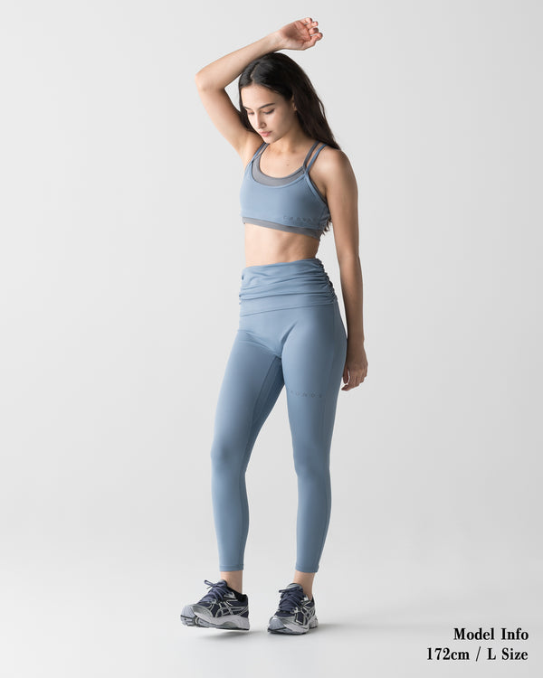 CRONOS WOMEN FORM LEGGINGS【BLUE】