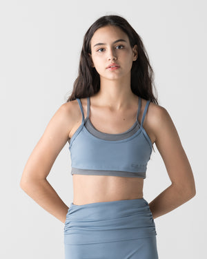 CRONOS WOMEN FORM BRA TOP【BLUE】