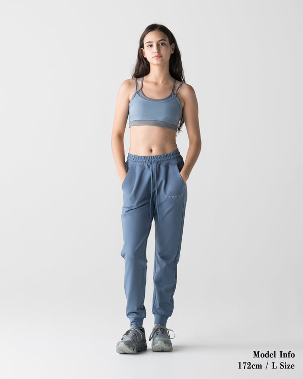 CRONOS WOMEN COOL AIR JOGGER PANTS【BLUE】