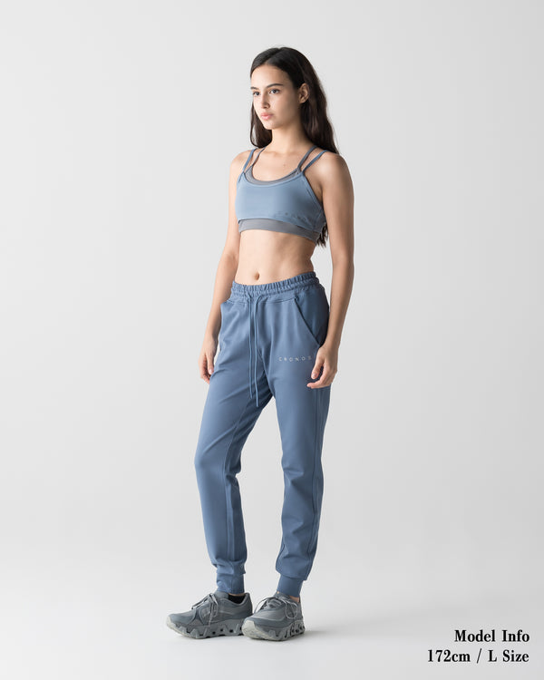 CRONOS WOMEN COOL AIR JOGGER PANTS【BLUE】