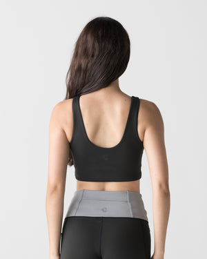 CRONOS WOMEN ESSENTIAL BRA TOP【BLACK】