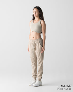 CRONOS WOMEN COOL AIR JOGGER PANTS【BEIGE】