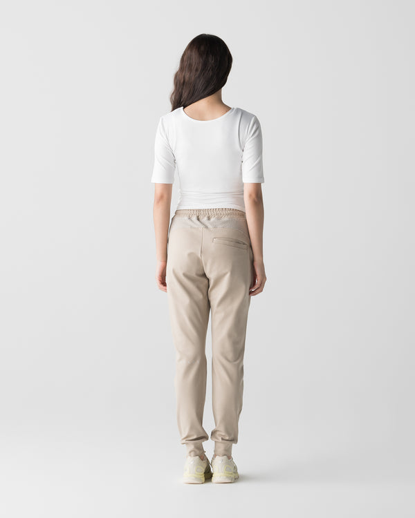 CRONOS WOMEN ACTIVE CROSS T-SHIRTS【WHITE】