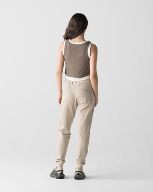 CRONOS WOMEN COOL AIR JOGGER PANTS【BEIGE】