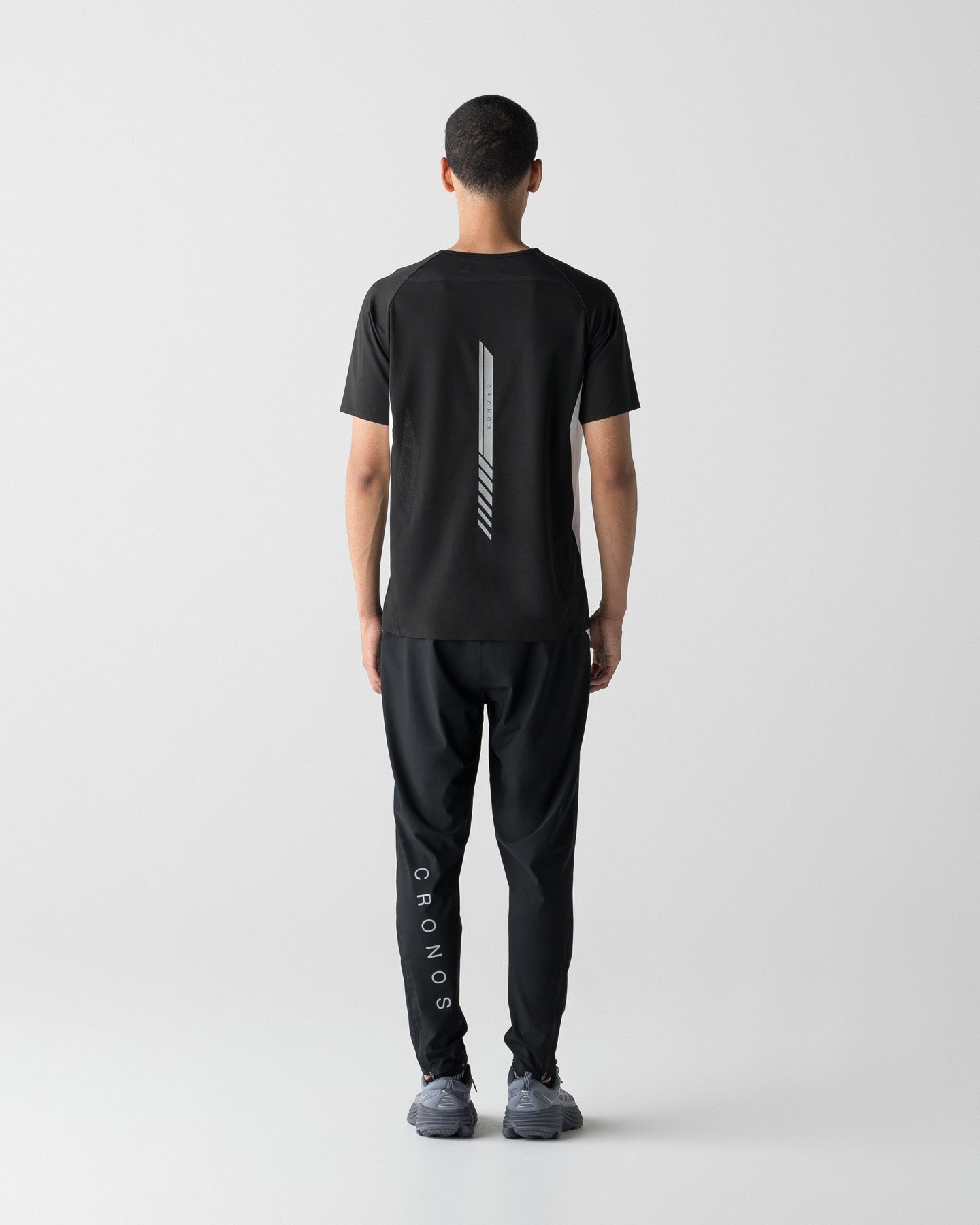 CRONOS RUN AIR S/S TEE【BLACK×WHITE】