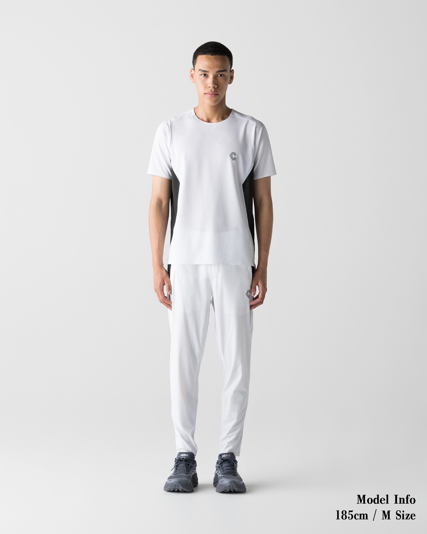 CRONOS RUN AIR S/S TEE【WHITE×BLACK】