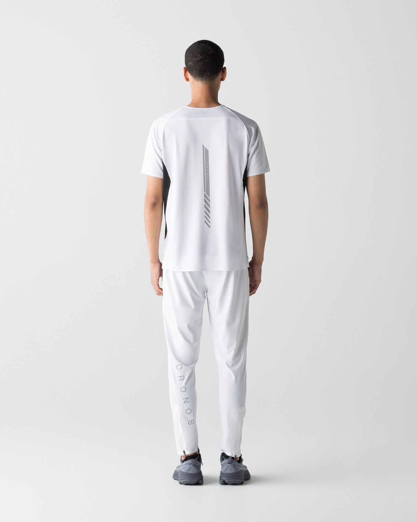 CRONOS RUN AIR S/S TEE【WHITE×BLACK】