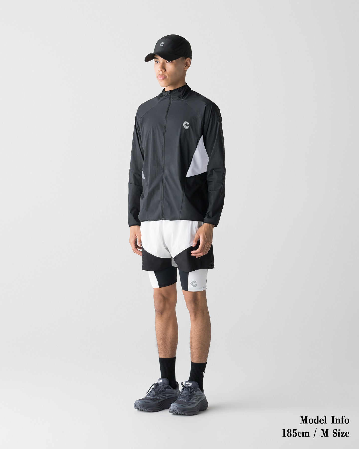 CRONOS RUN LIGHT SHELL JACKET【BLACK】