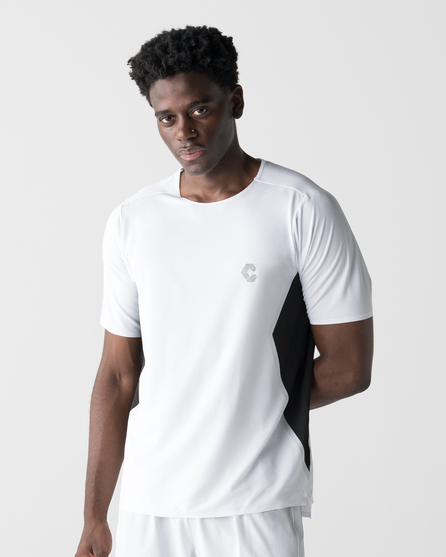 CRONOS RUN AIR S/S TEE【WHITE×BLACK】