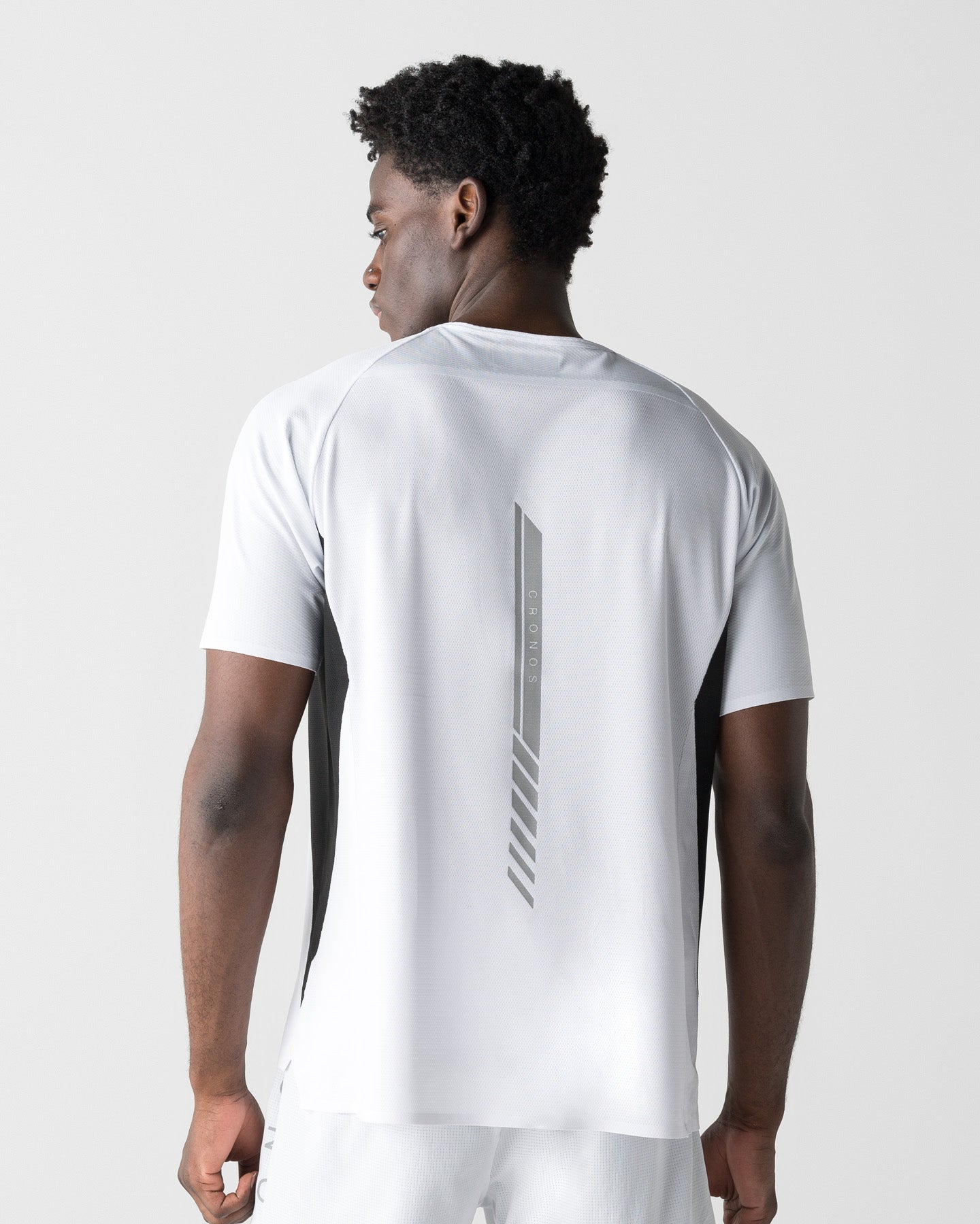 CRONOS RUN AIR S/S TEE【WHITE×BLACK】