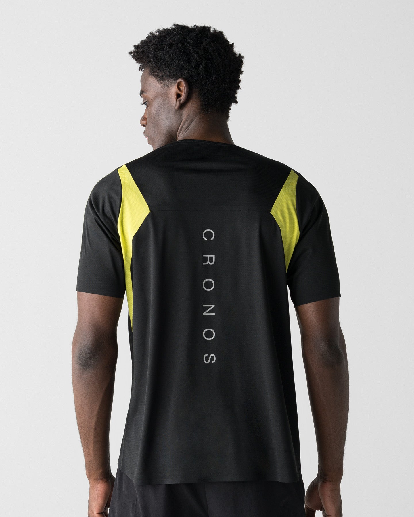 CRONOS RUN LIGHT S/S TEE【BLACK×YELLOW】