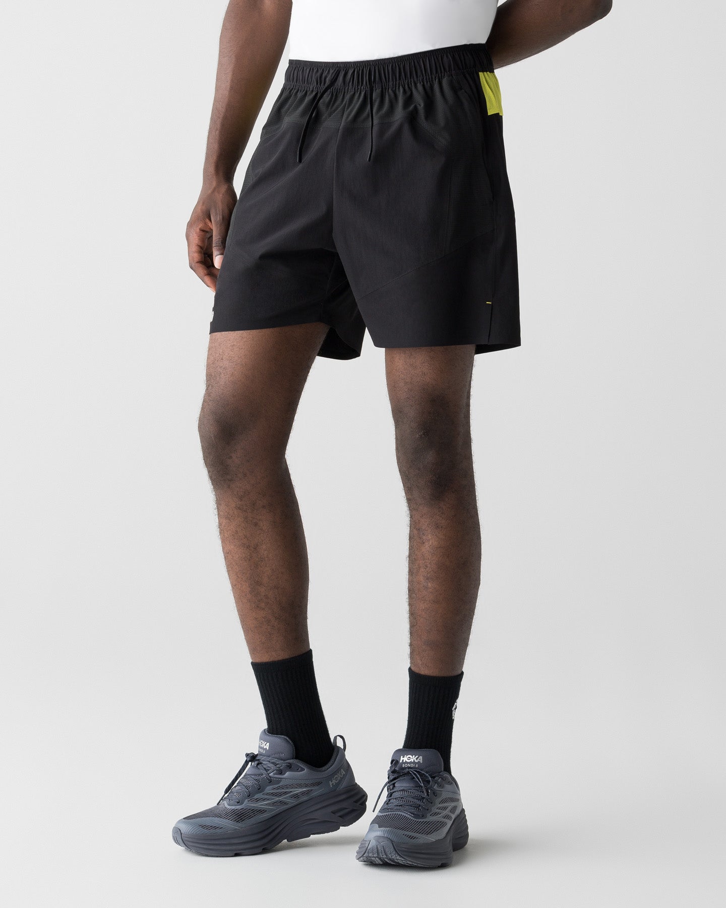 CRONOS RUN RACE SHORTS【BLACK×YELLOW】