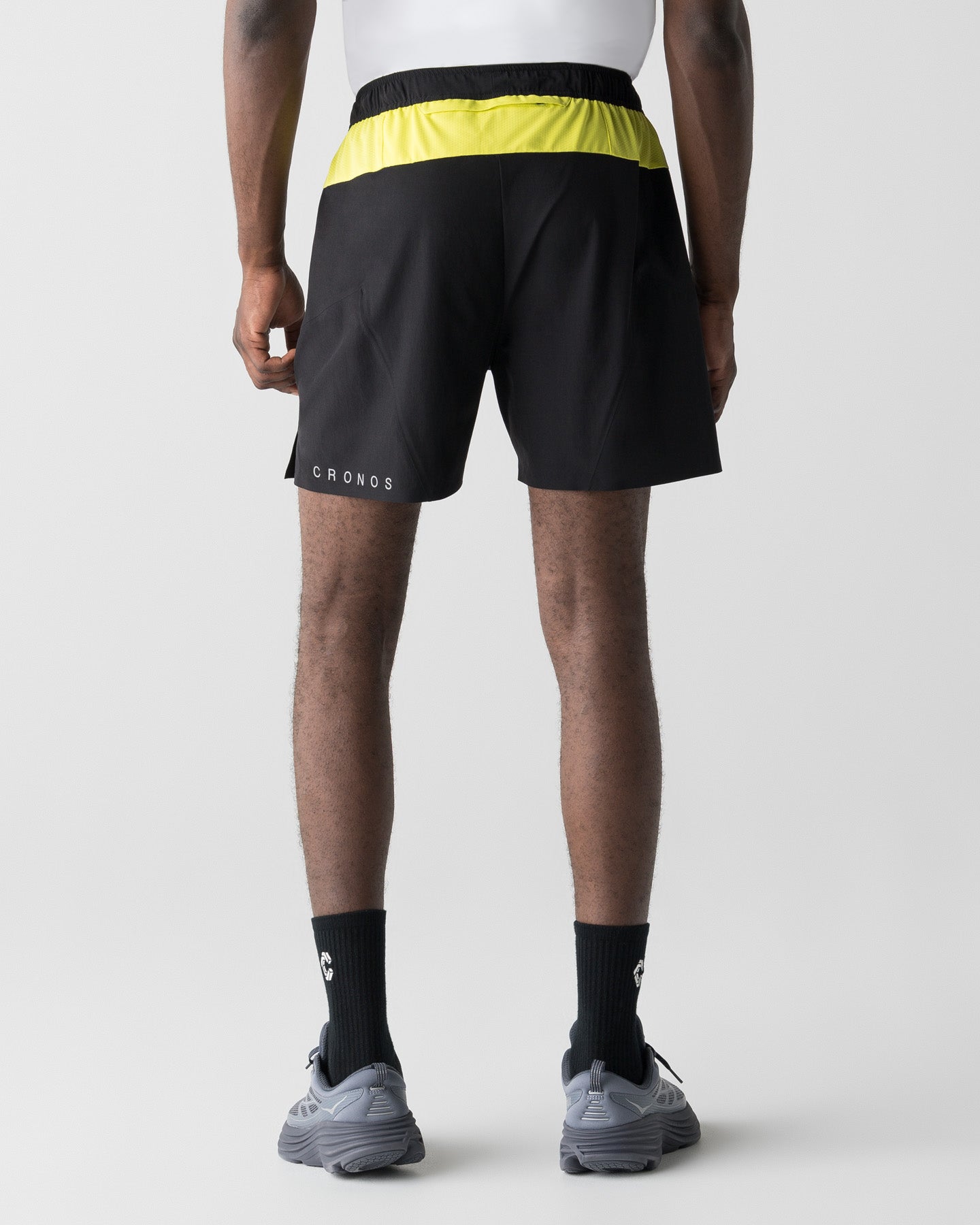 CRONOS RUN RACE SHORTS【BLACK×YELLOW】