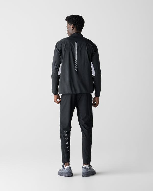 CRONOS RUN LIGHT SHELL JACKET【BLACK】