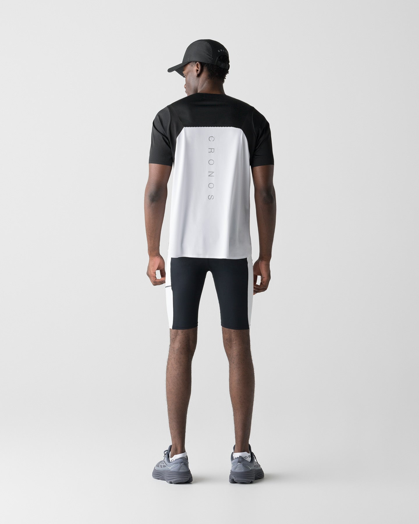 CRONOS RUN LIGHT S/S TEE【BLACK×WHITE】