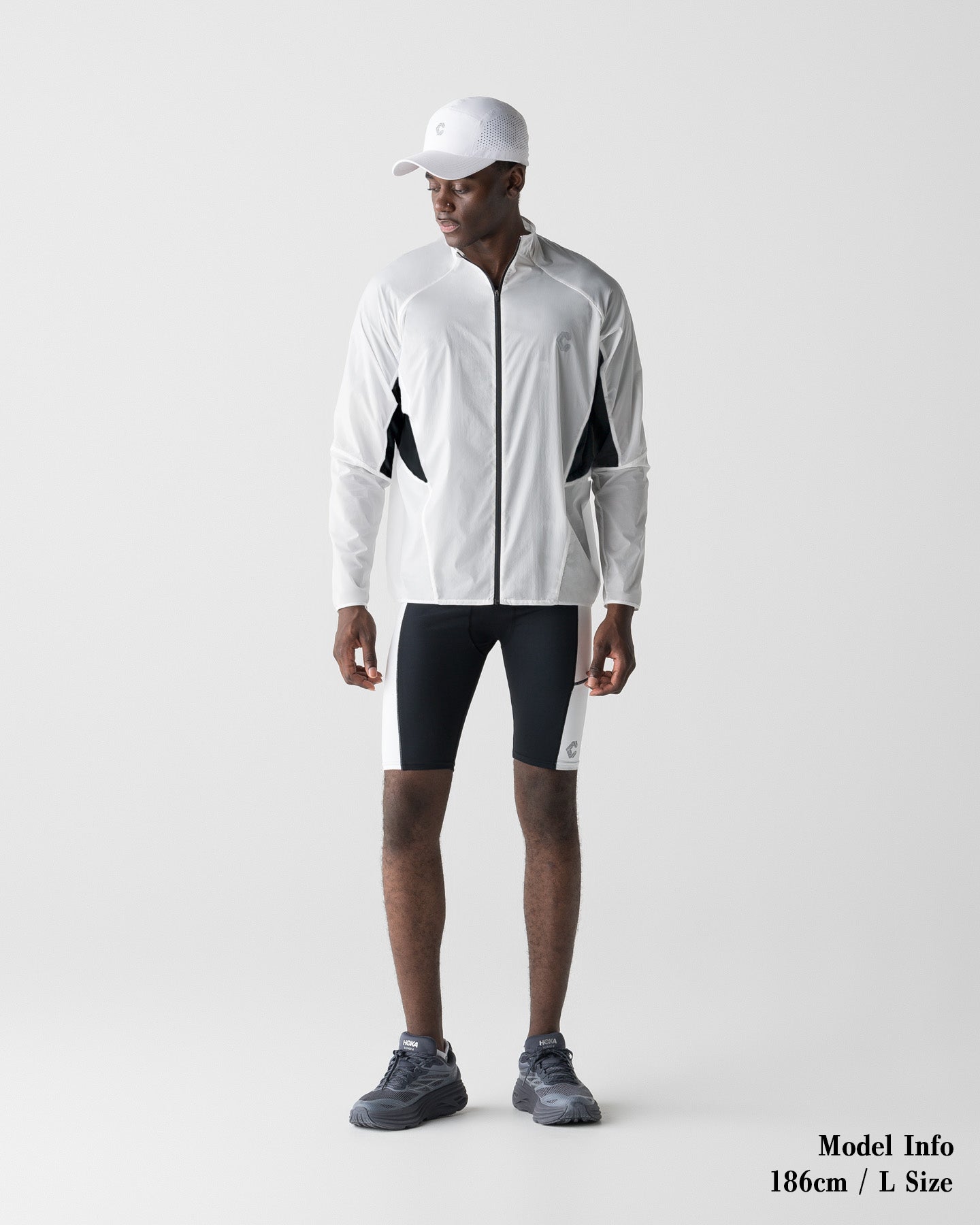 CRONOS RUN LIGHT SHELL JACKET【WHITE】