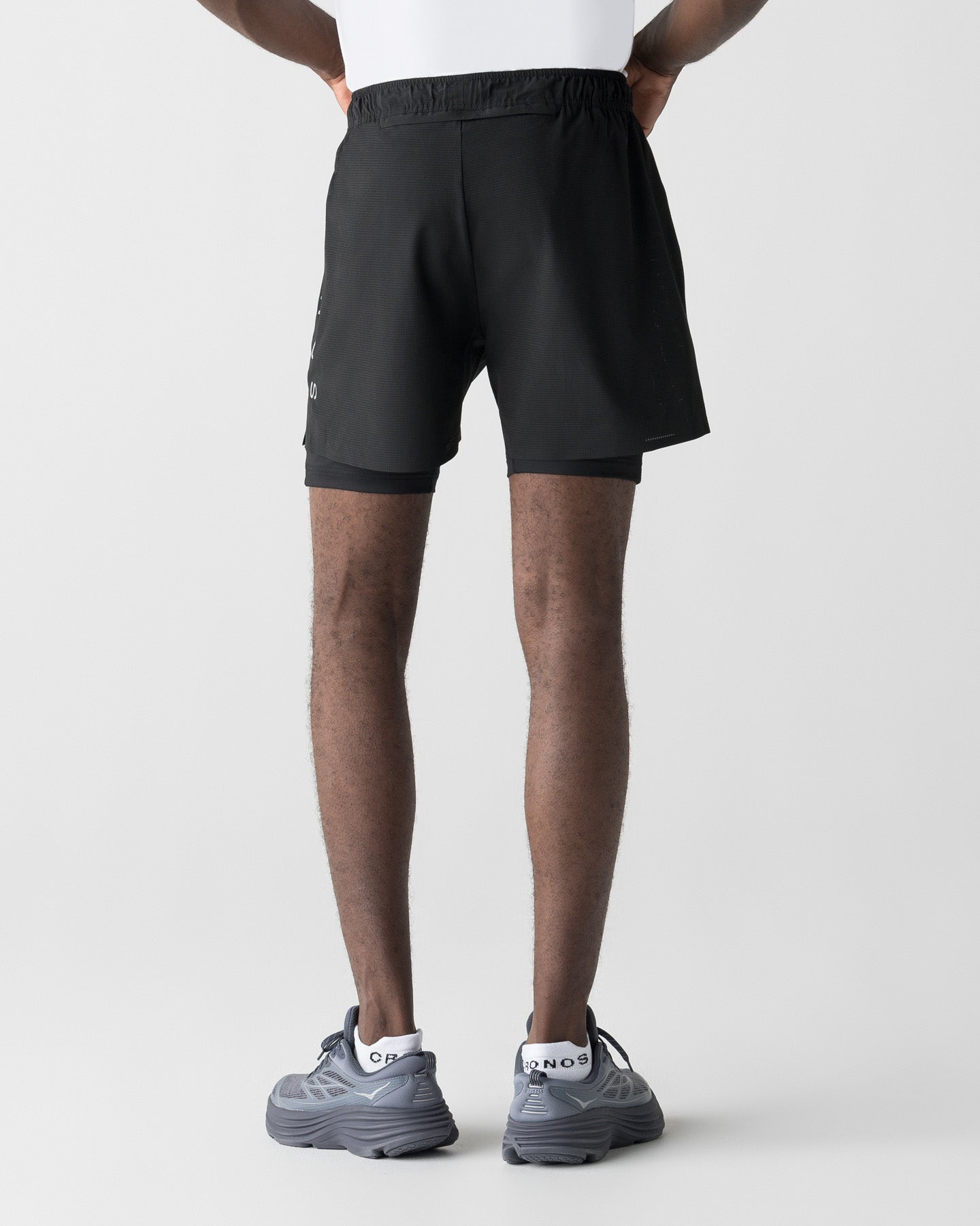 CRONOS RUN RACE 2IN1 SHORTS【BLACK】
