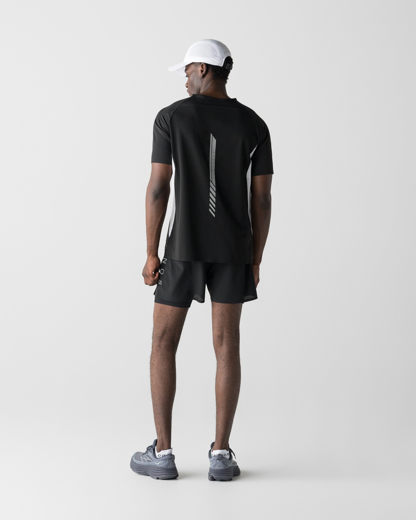 CRONOS RUN AIR S/S TEE【BLACK×WHITE】
