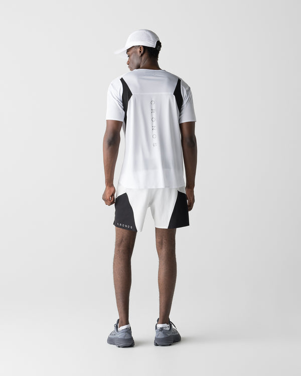 CRONOS RUN LIGHT S/S TEE【WHITE×BLACK】